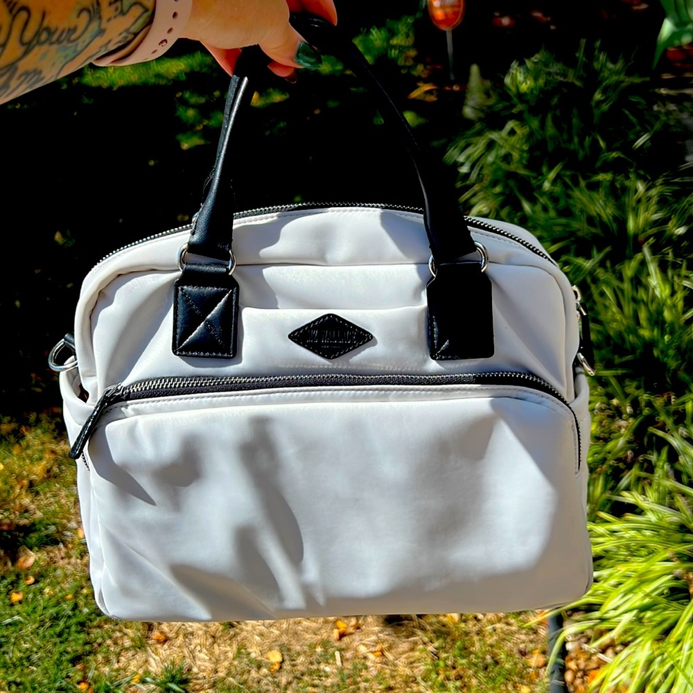 Miz Wallace white handbag